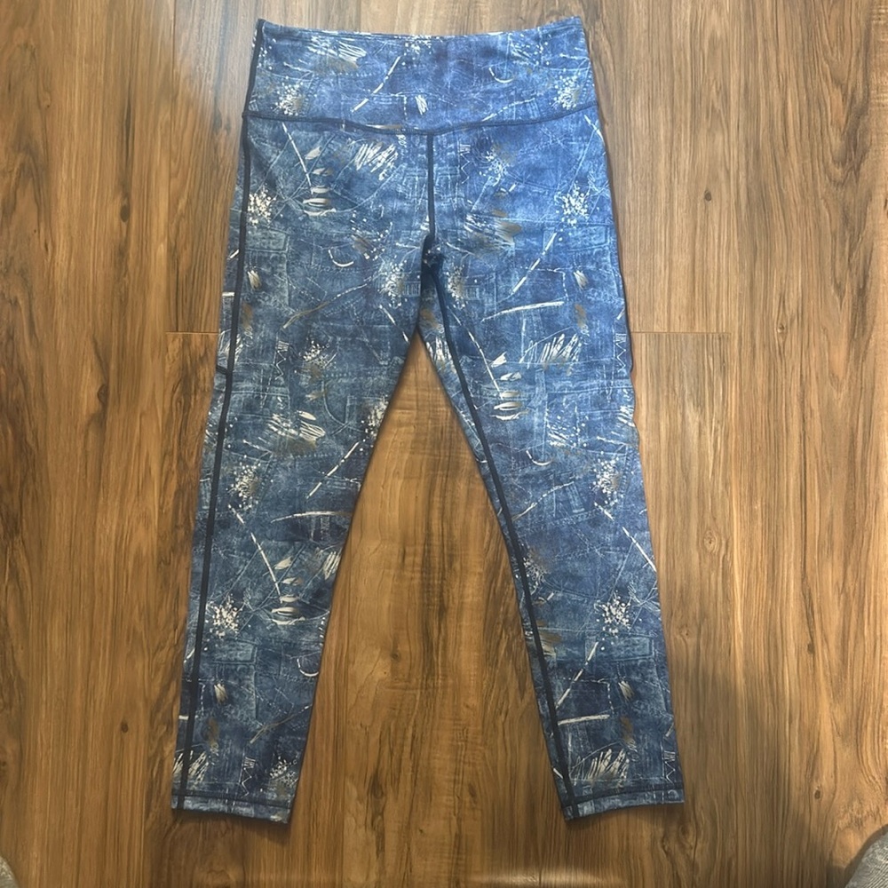 Zyia Denim Artist Pocket Light n Tight Hi-rise 7/8 24" RC size 6-8